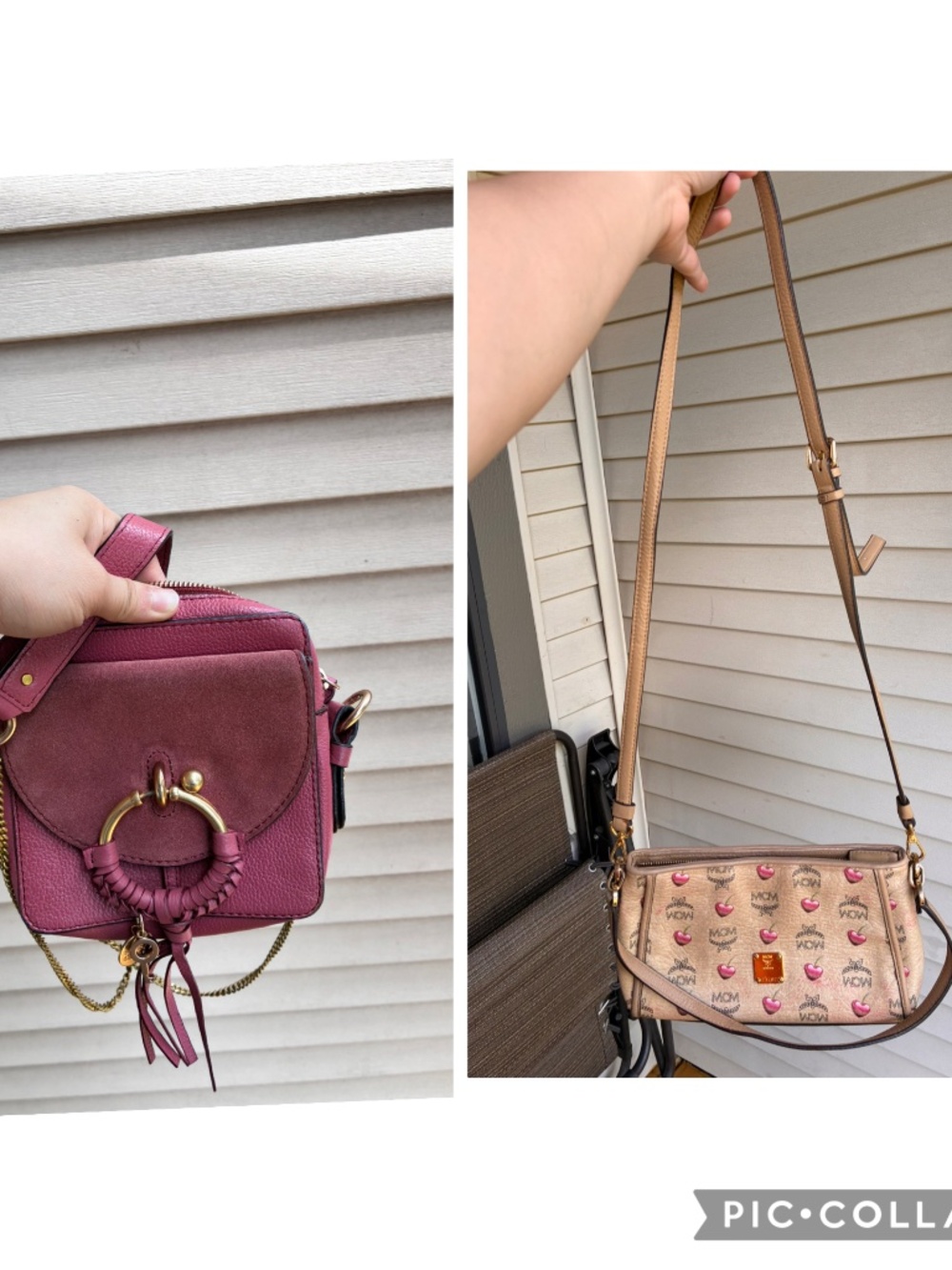 Chloe and mcm crossbody bundle !!